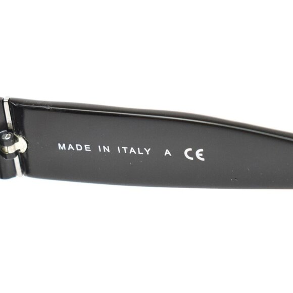 CHANEL CC Logo Sunglasses Eye Wear Rhinestone Plastic Black main image 6